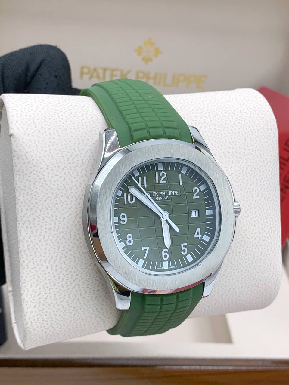 Green Strap and Dial High Quality Luxury PATEK