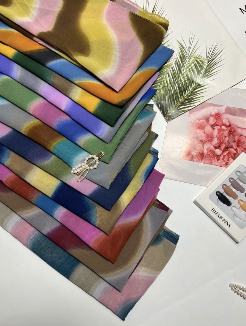 Rainbow scarf