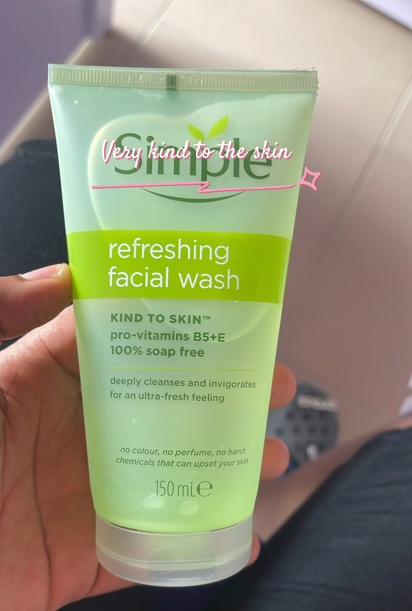 Simple face wash